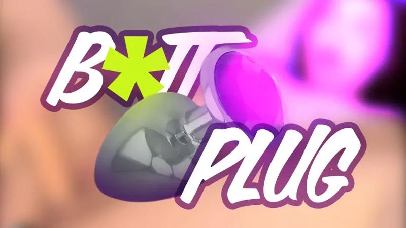 Con un plug anale luminoso e scopate violente nella figa!