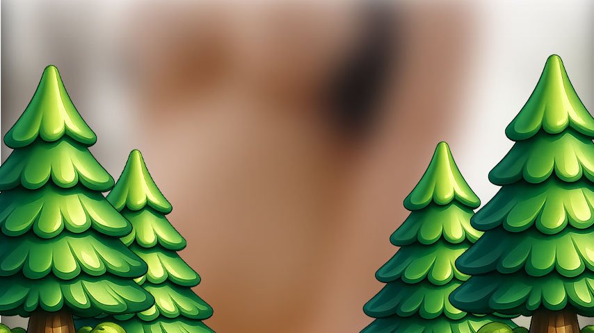 Escursione nuda: guardami spogliarmi nel bosco.