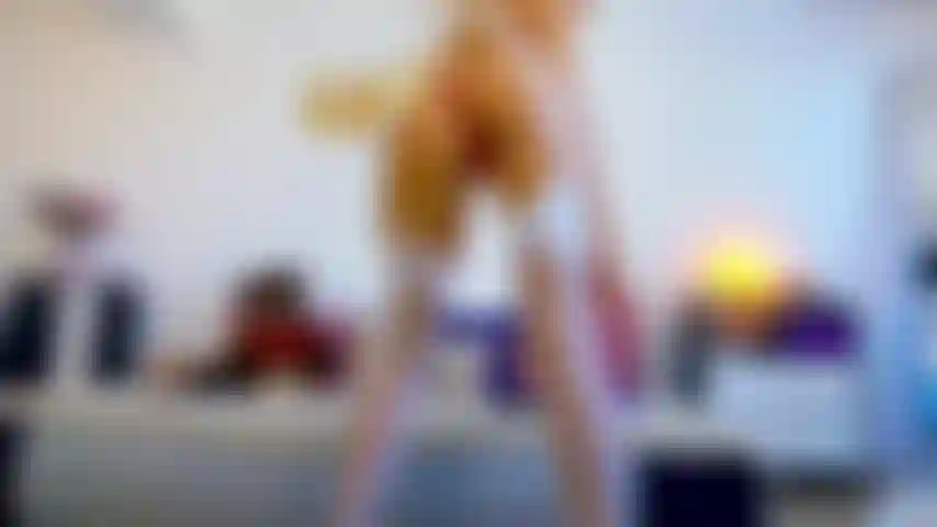 Una ballerina bionda.