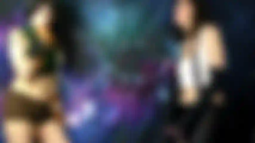 Masturbazione del trio di final fantasy vii! Tifa e yuffie evocano aerith dal piano astrale per una masturbazione da trio cattivo. Azione cosplay hot con vibratori.