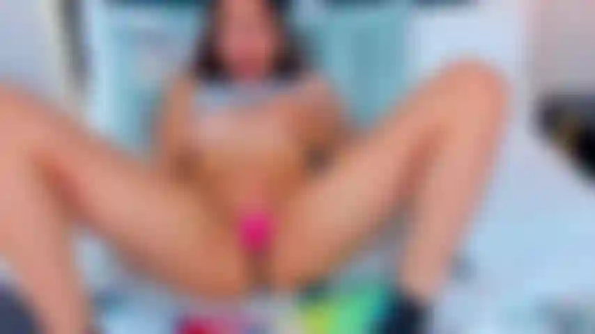 I'm lying on the bed, legs spread and my pussy soaking wet, slowly sliding my fingers inside me as I touch myself and moan louder and louder until I come.