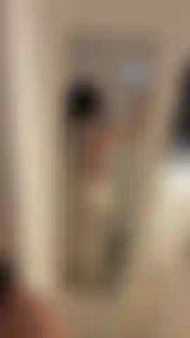 Cute cream dress try on to show off my back, hips and ass