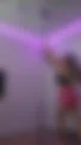 Having fun on the pole