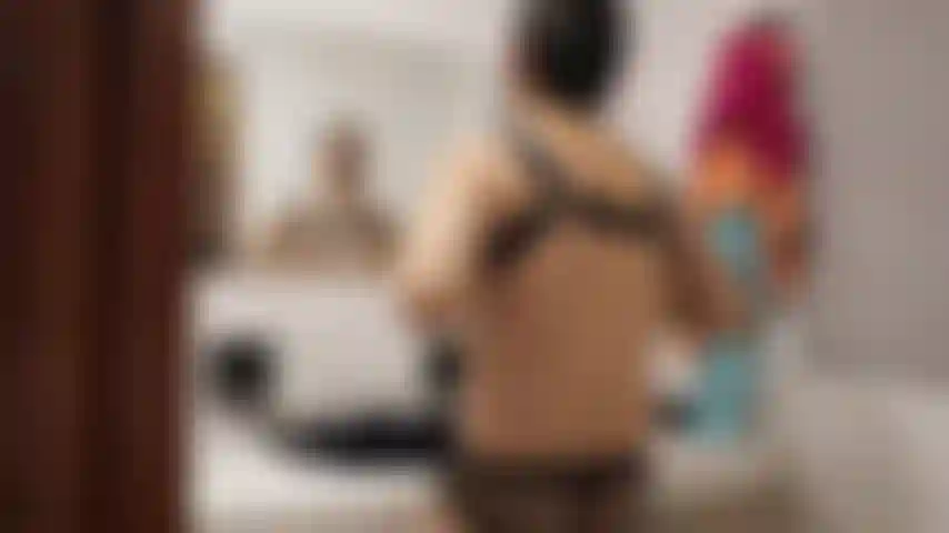 Jerking off in bathrrom