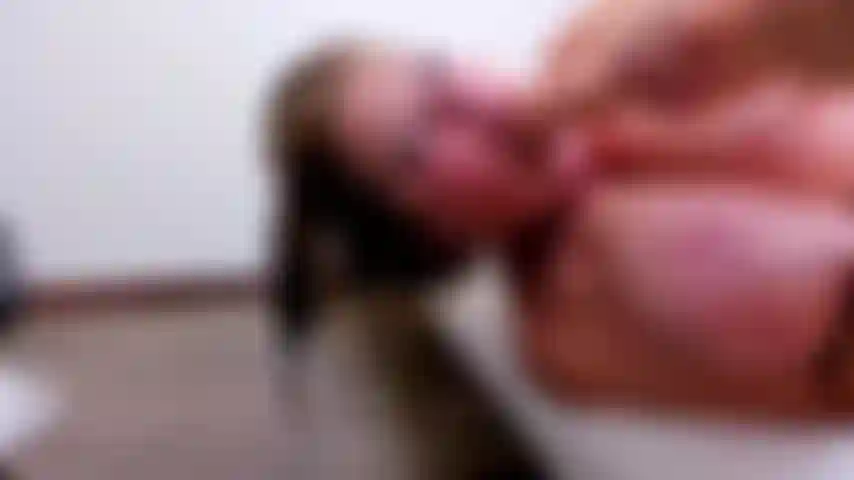 Capovolta testa del bordo deepthroating lungo - 50 sm didlo cazzo, pasticcio tutta la superficie.