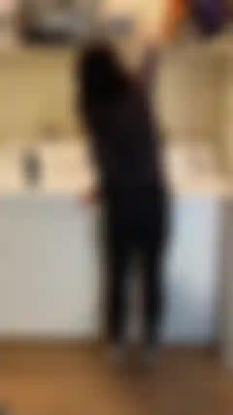 Mi sporco sulla lavatrice.