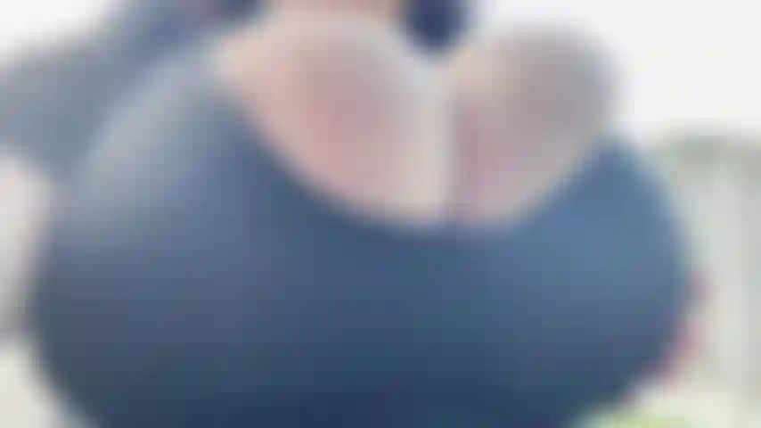 Huge boobs and nipple tease in the garden