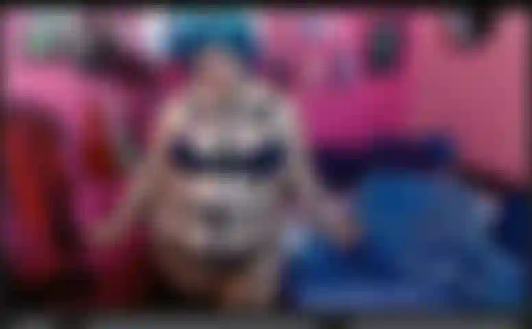 Strappy Bondage, wrapped up and stretching out! Lewd goodness rope kitten!