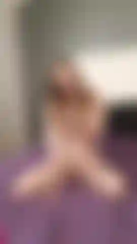 Naked blow job tease with a lil choke, on my new leash and collar, straddling the bed