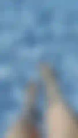 Nice foot show in the private holiday pool