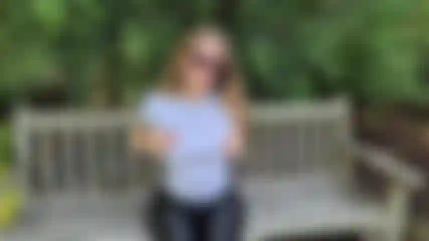 Playing with my tits in public