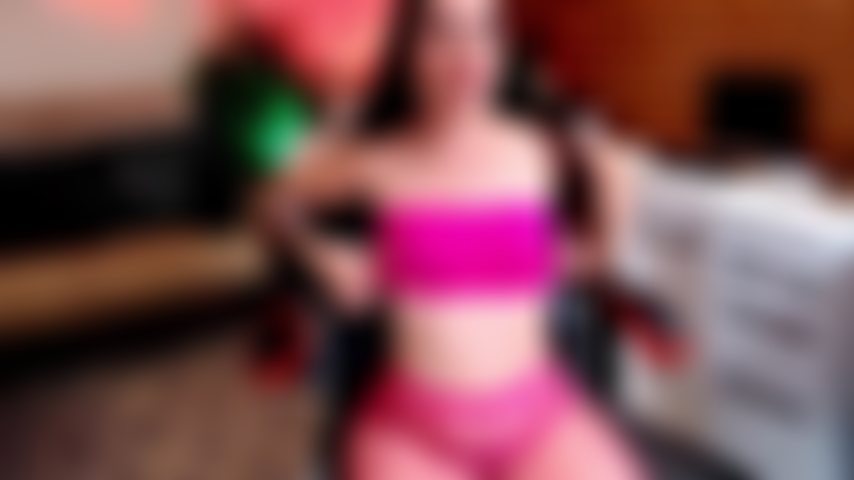 Pink Lingerie, Huge Orgasm