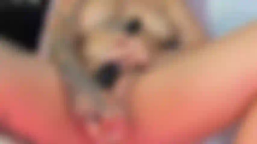 Up close, you can get a better look at the pink lips of my little pussy <3