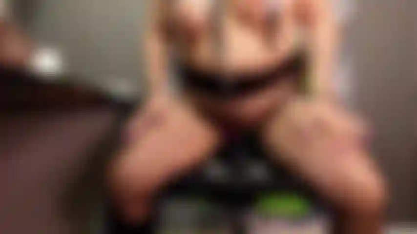 Riding my dildo in the office