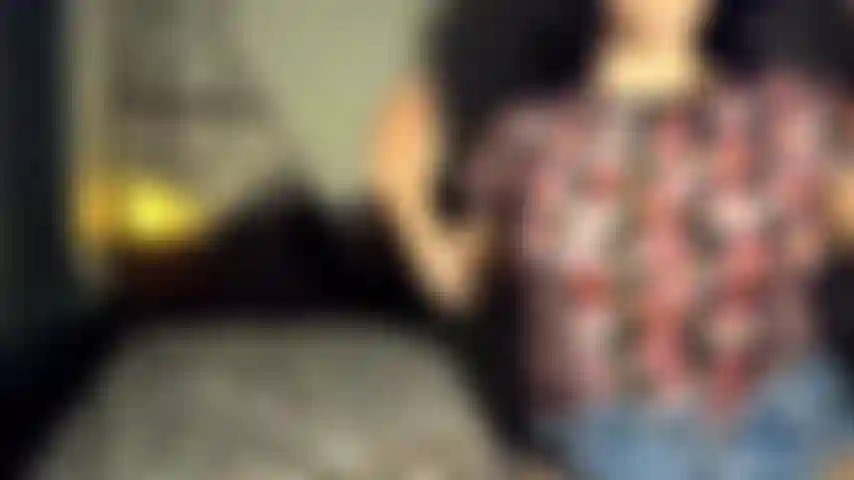 Ass Show: Humping My Hand?Bed in Denim Booty Shorts