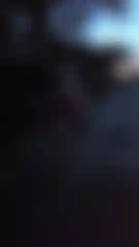 Cammino nuda nei boschi all'aperto.