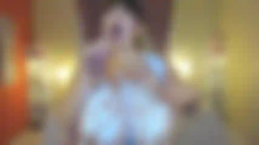 hot blowjob tits filled with cream until they are covered