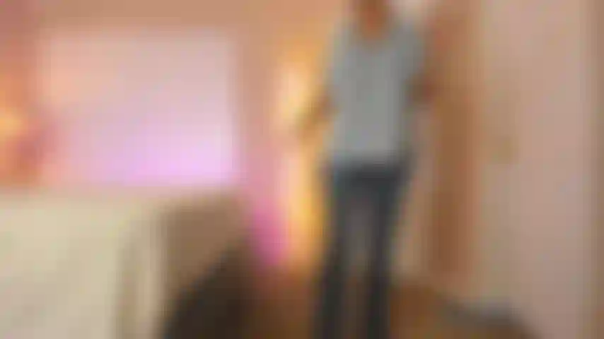 For Johnny. Wearing casual clothes, jeans, shirt, slow strip N tease. Then right to facesitting, ass spreading, anal, winking ATM and JOI