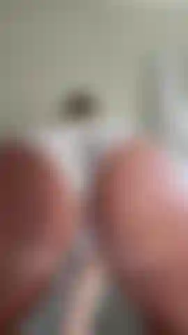 Blonde MILF in white panties and top strips and rides