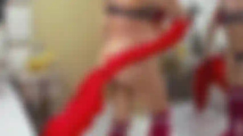 Do you want it to be your breakfast in red? striptease, ass, explicit on bench and bed😈