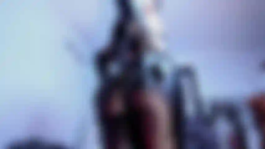 Leather Pants Strap-On – Big White Cock & Spit Tease