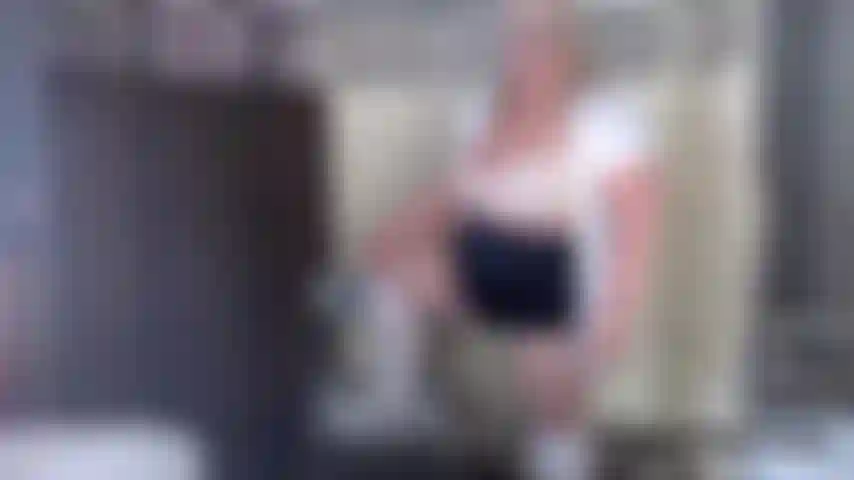 Rub your cock on my white cotton socks and nylon pantyhose POV