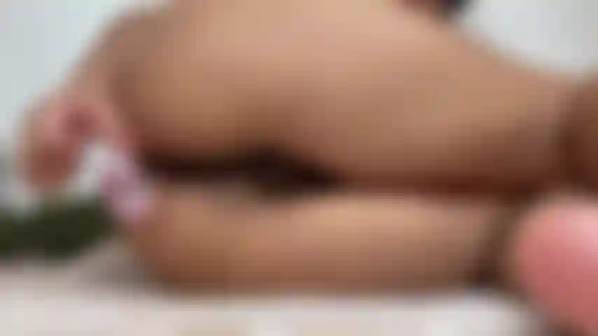 Dildo di vetro anale.