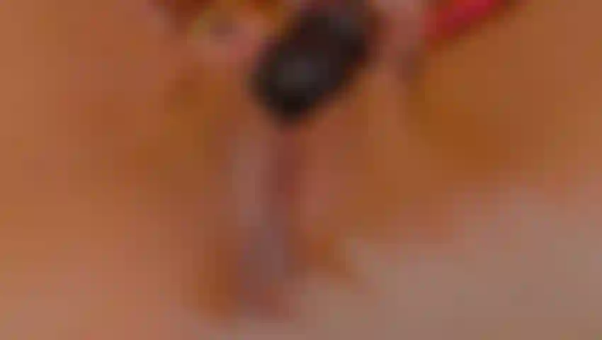 Punto di vista di una moglie bollente con una creampie.