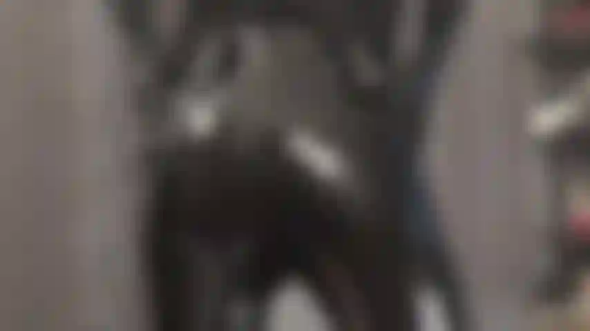 Che si abbandona al tuo feticismo per tutto ciò che luccica: ammira il culo della padrona vivian nei suoi leggings neri lucidi in pvc, accarezzato da guanti neri in lattice che mungono il tuo duro cazzo.