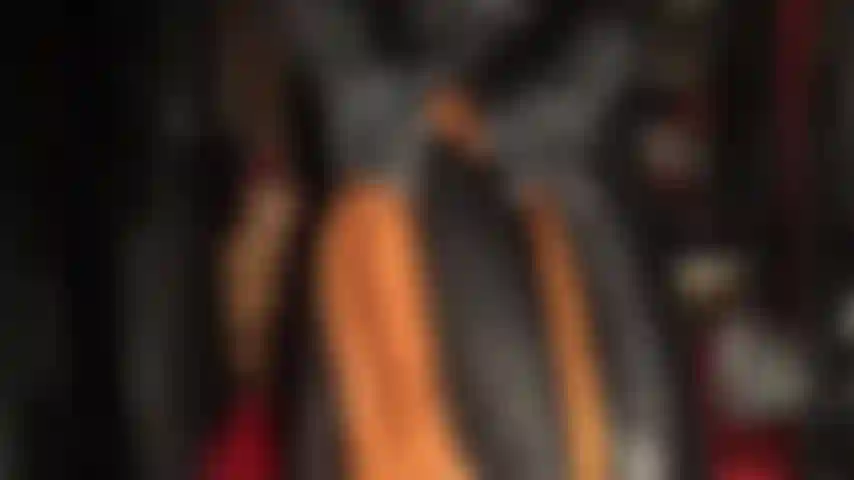 La dea della pelle, che mostra i suoi meravigliosi strati di pantaloni, gonna, giacca, guanti, cappotto marrone e lungo cappotto nero.