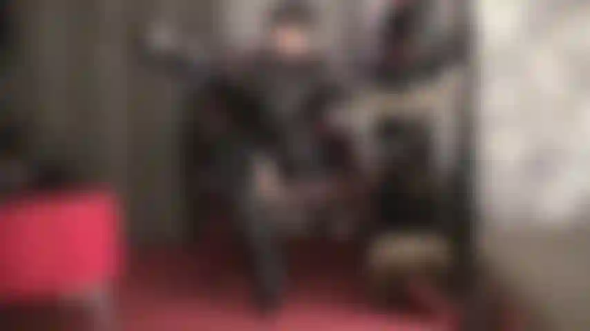 Your shiny Goddess in black PVC has a thick cock