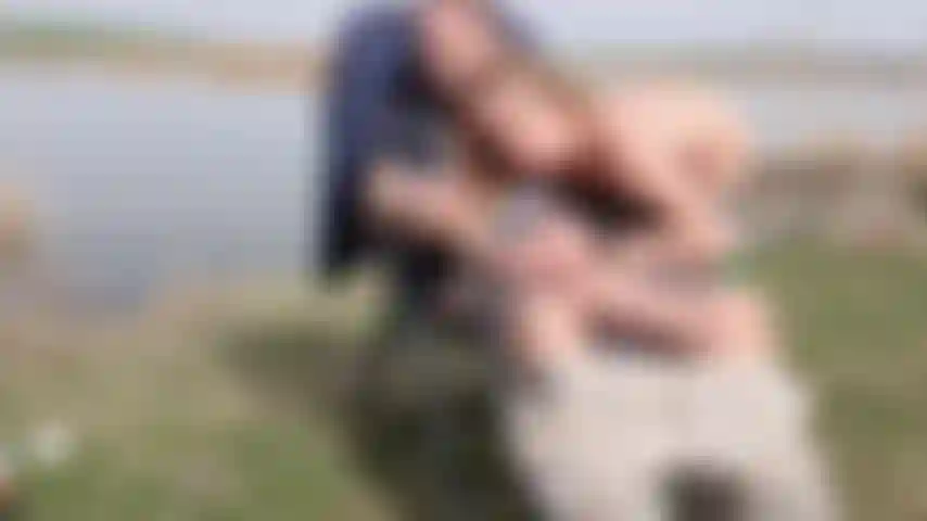 outdoor smoking blowjob