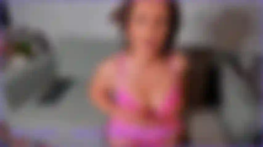 Hot pink latex matching the pink pussy!