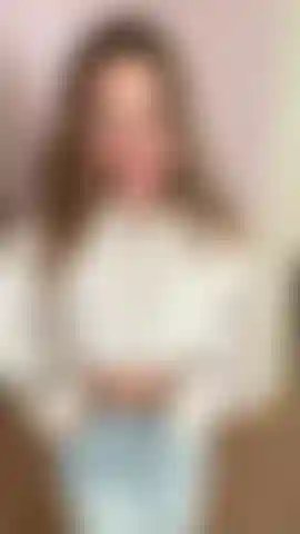 Low-rise jeans, bare tummy, and a little sparkle in my piercing Couldnt resist playing with my hair for you