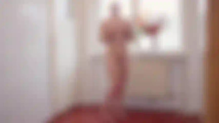 Sexy idratata con il budino.