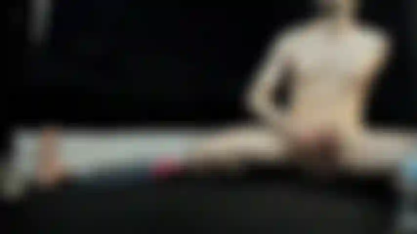 Trying to suck myself, cumming in my face and mouth
