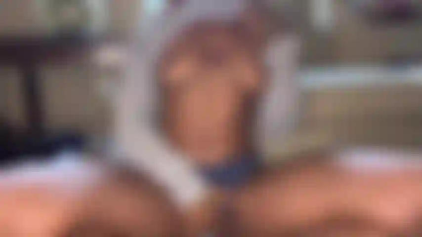 Fingering myself by the couch on a nice Sunday