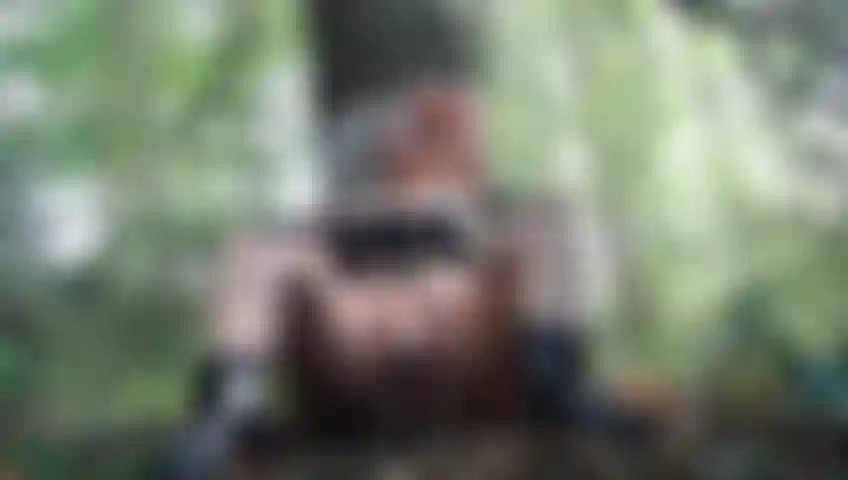 Masturbazione all'aperto - diteggiatura e sborrata nei boschi.