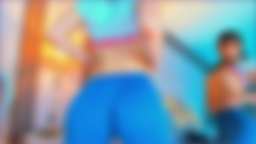 Faccia da corsa bollente.