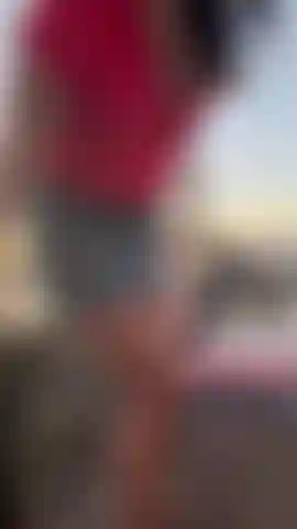 Red Hot Sexy Smoking and Cumming outdoors into Hand