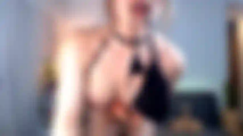 Tania slowly takes off her clothes, bites her small black thongs, wiggles her white-skinned body, and lets us see her wet, hairy pussy coming creamily like a custard cake