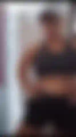 Taking off my sweaty sports bra and short touching my self and masturbating