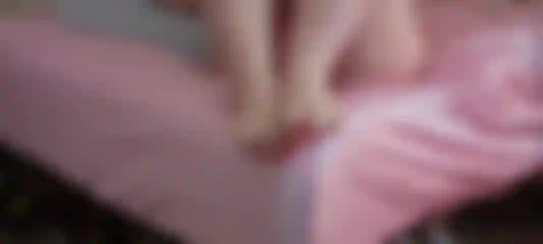 Giving my BBC dildo an oily foot massage!