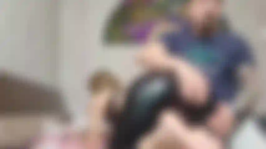 leather pants fur coat, ass spanking, anal, orgasm ,face fuck, cum in throat