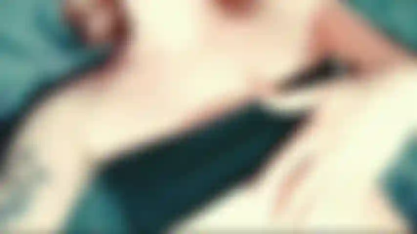 Clit play under silk panties