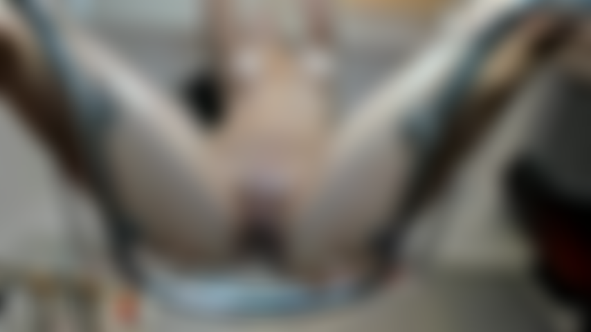 under glass chair view squirt and ride