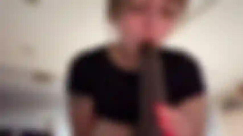 WATCH ME SUCK AND GAG ON