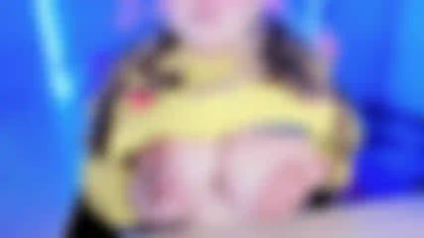 cute girl makes milk show for you, will you drink it all?